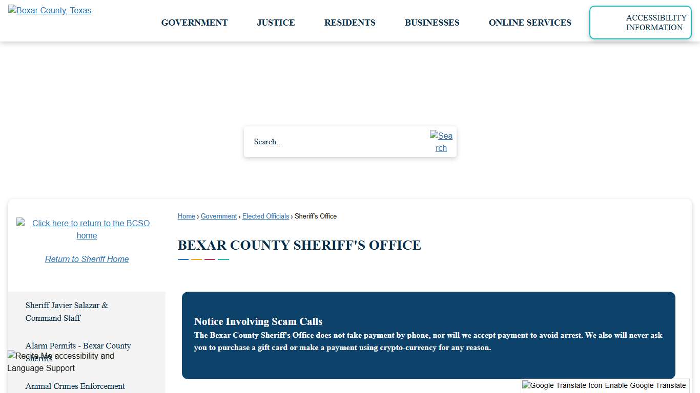 Bexar County Sheriff's Office | Bexar County, TX - Official Website